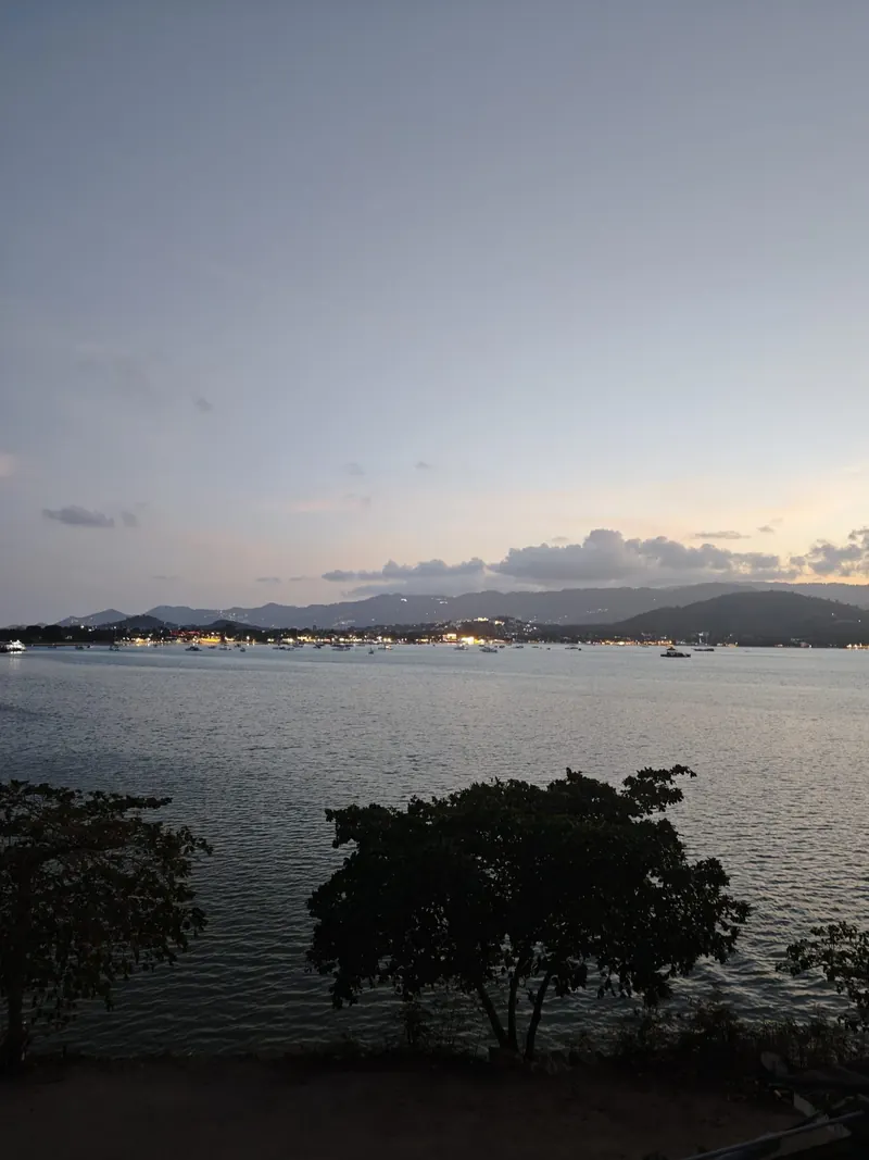 Koh Samui road by scooter — shot 1 from a real ride